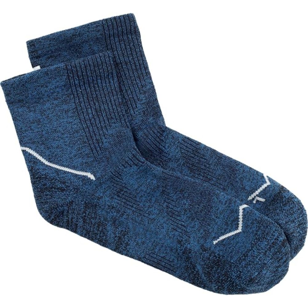 Buff DryFlx Quarter Socks (Blue) pair
