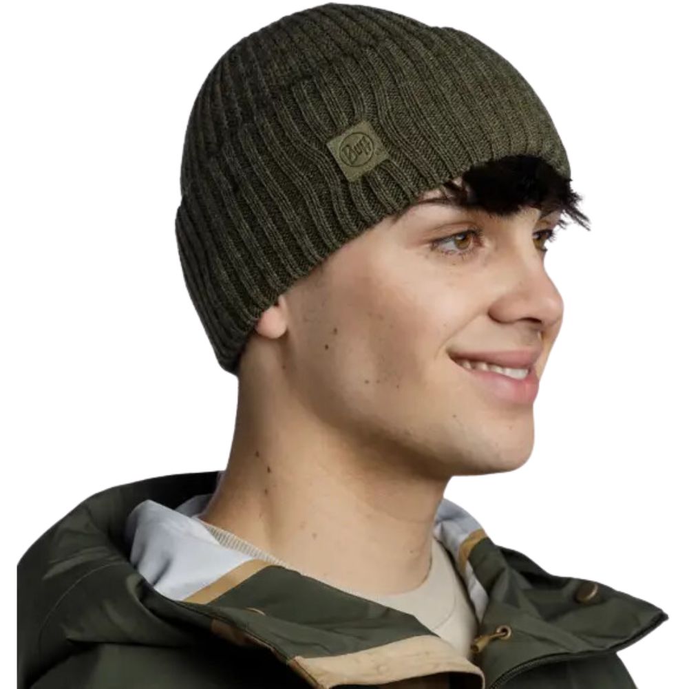 Buff Knitted Beanie (Rutger Silversage) angle