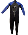 CSR Men's Extreme 53 Steamer Wetsuit (Black/Blue) back