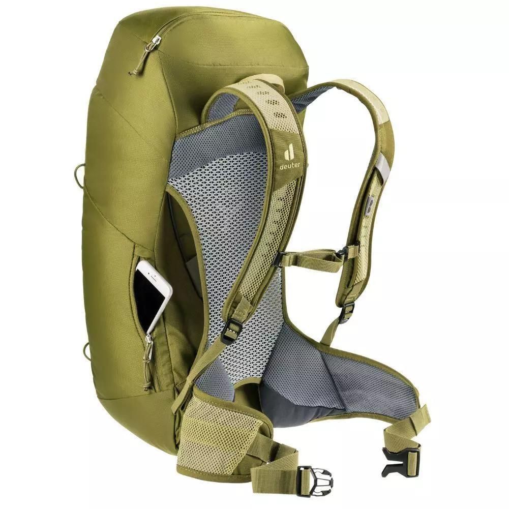 Deuter AC LITE 30L Hiking Backpack (Linden/Cactus) back right angle