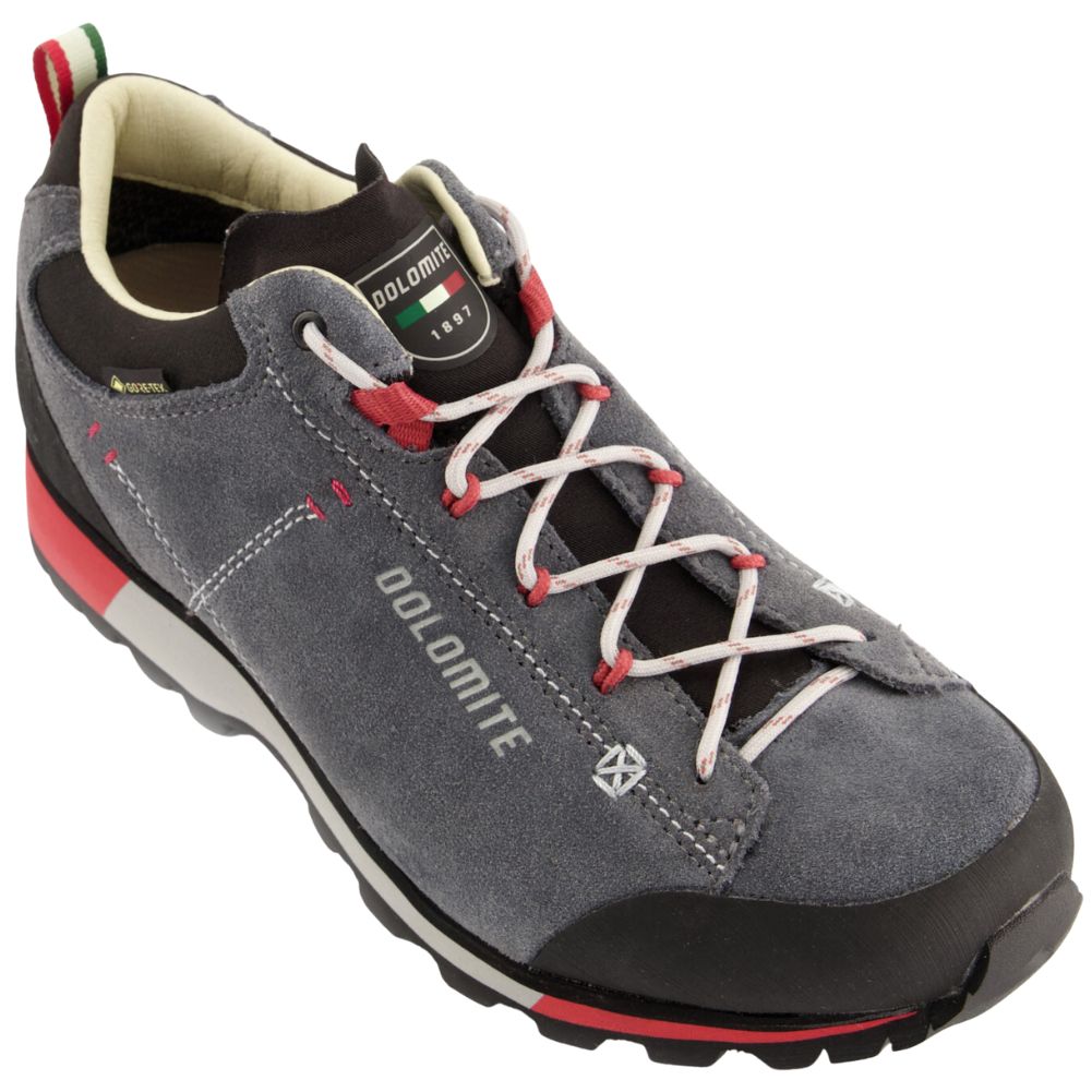 Dolomite Women&#39;s 54 Low Evo GTX Walking Shoe (Gunmetal Grey) top angle