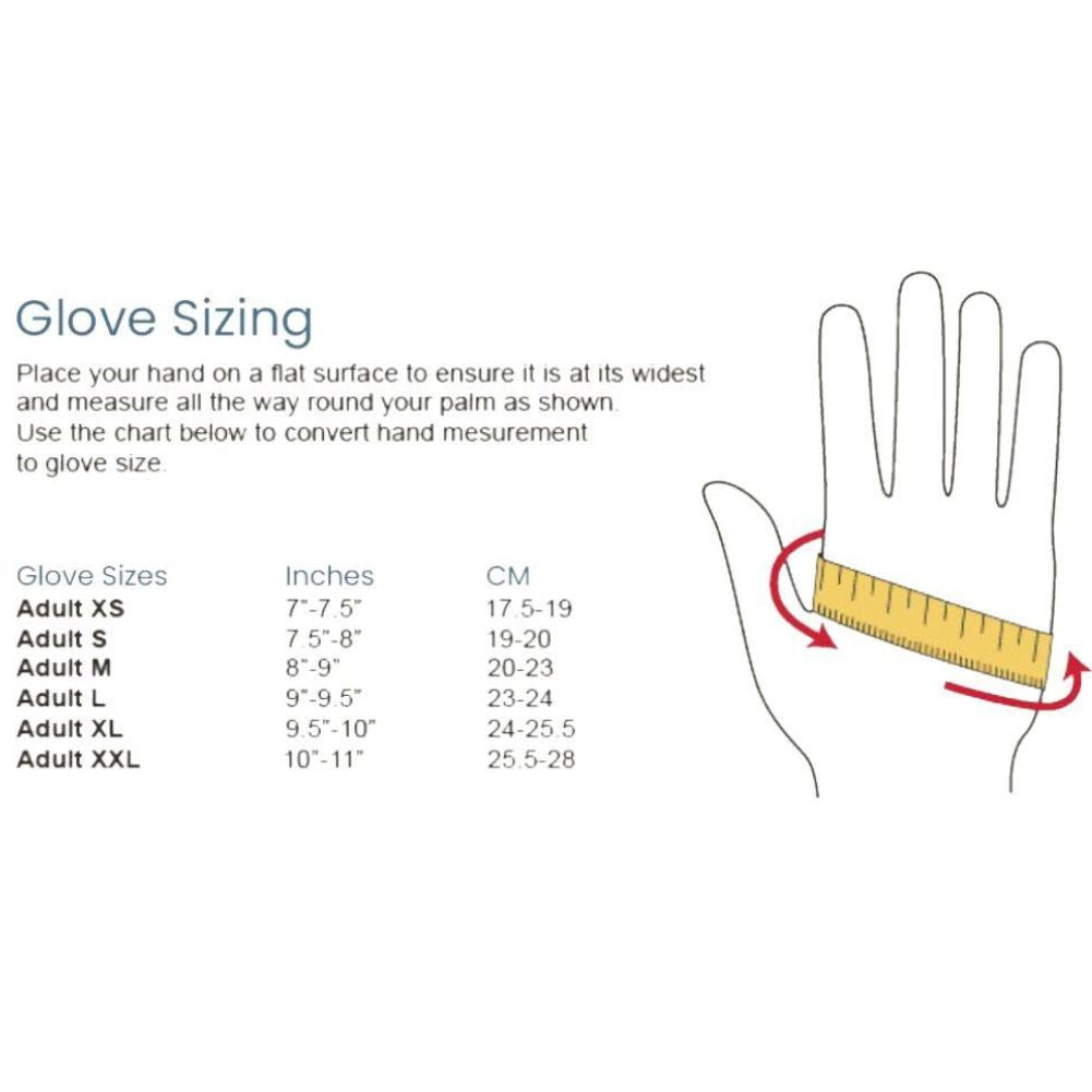 Extremities by Terra Nova Waterproof Woodbury Gloves (Grey) measurements