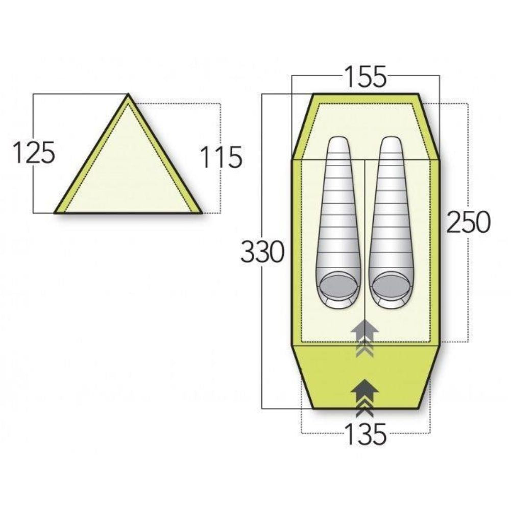 Force Ten Classic Standard Mk 3 Tent - 2 Person Tent - Sizes