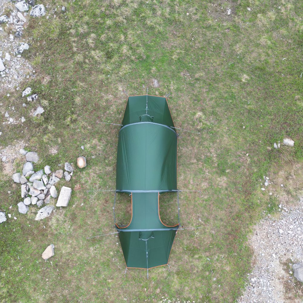 Force Ten (F10) Xenon UL 2 Plus Tent - 2 Man Lightweight Tent Top View