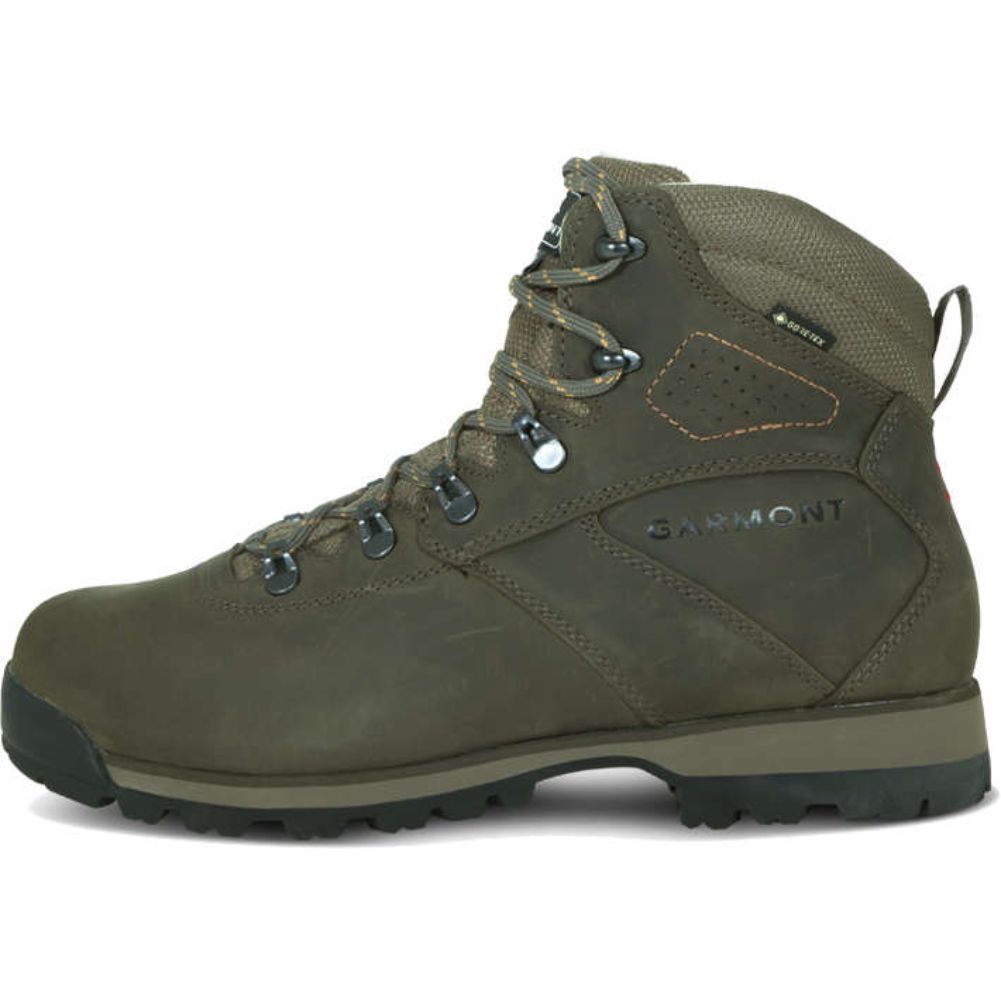 Garmont Men's Pordoi Nubuck GTX Walking Boot (Oliver Green/Dark Orange) left side