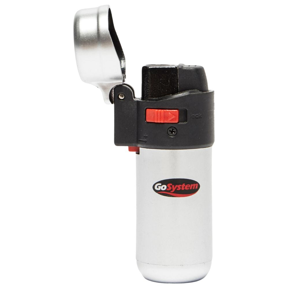 GoSystem Mach 1 Single Flame Windproof Lighter open