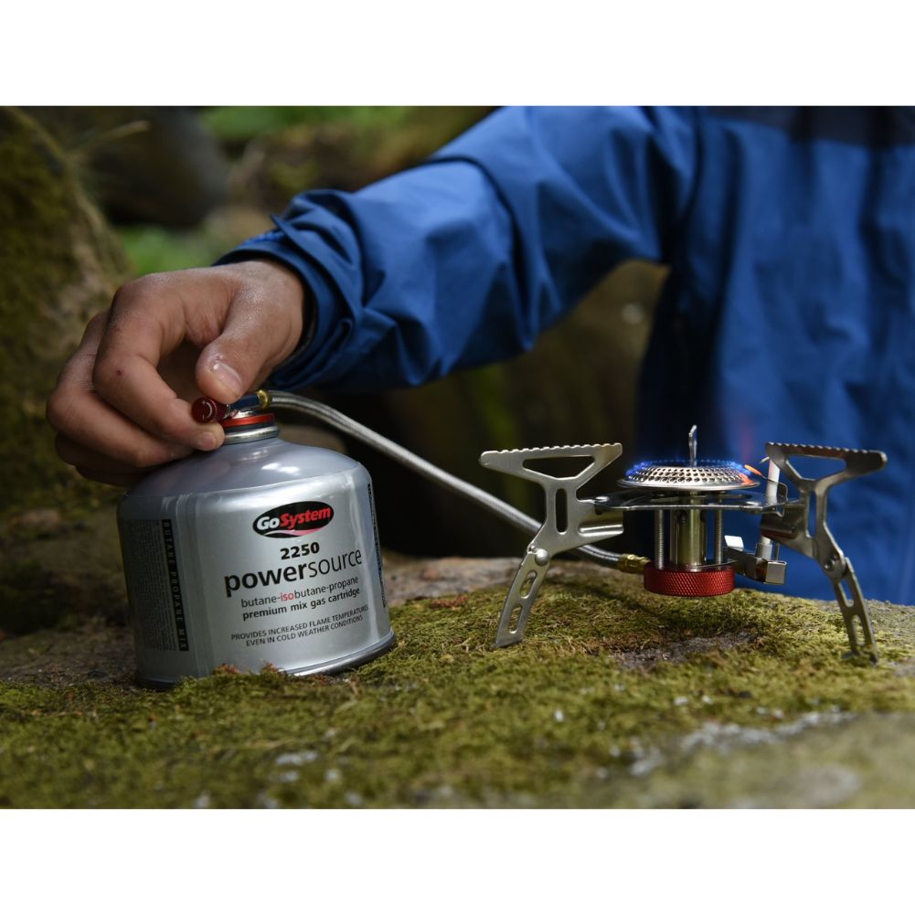 GoSystem Powersource 2250 - Butane/Propane Gas in the woods