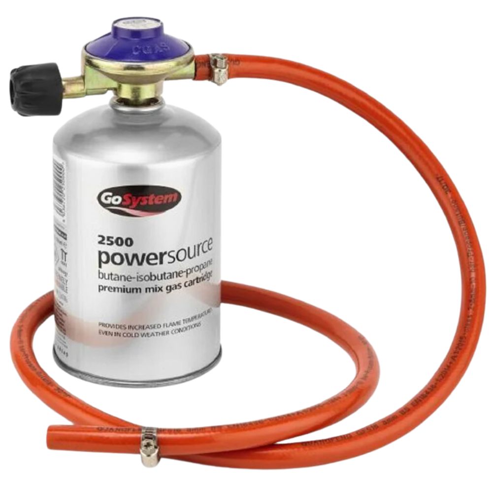 GoSystems Regulator & Hose Kit being used