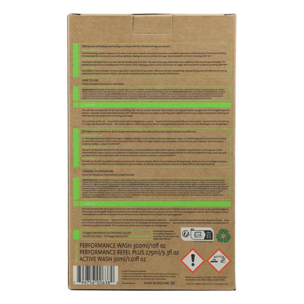 Grangers Clothing Care Kit Back