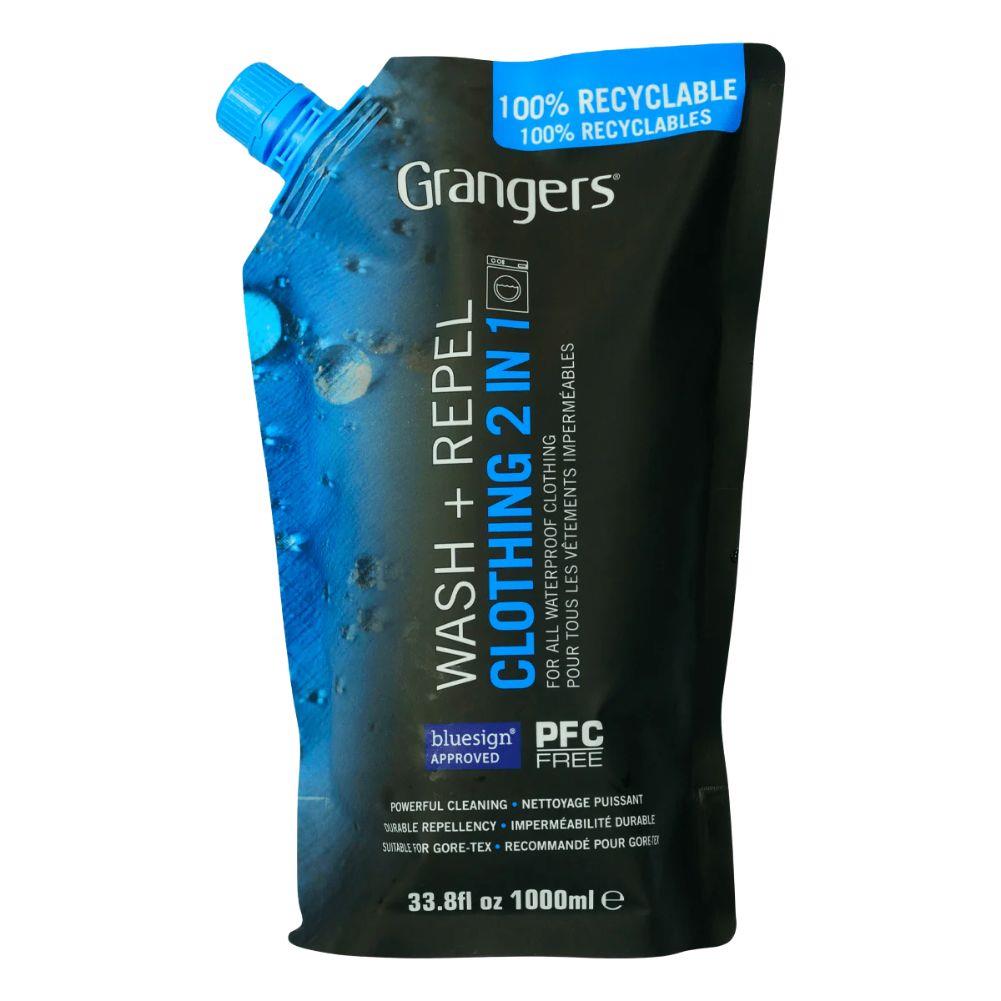 Grangers Wash + Repel Clothing 2 in 1 Eco Pouch 1L Wash-In