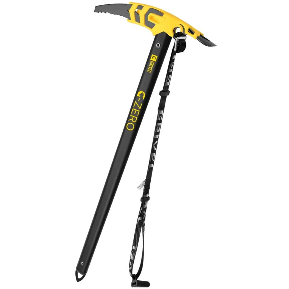 Grivel G Zero Ice Axe (with long leash) Black