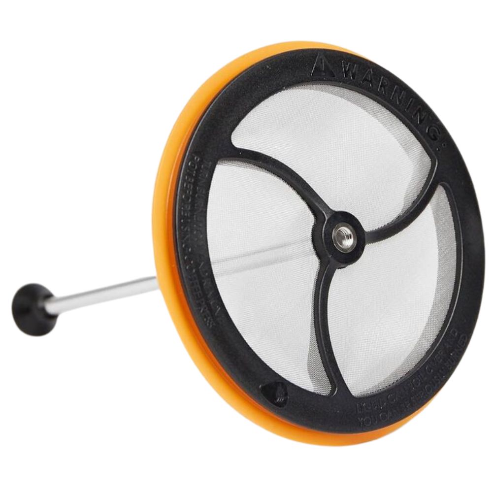Jetboil Silicone Coffee Press on side