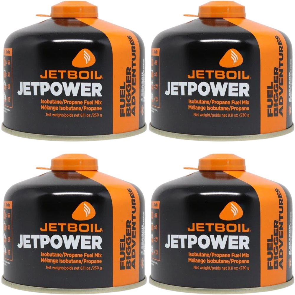 Jetboil JetPower Fuel 230g Gas Canister (4 Pack)