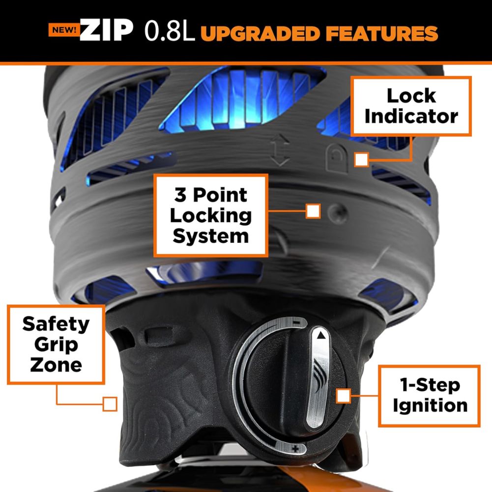 Jetboil Zip 0.8L Fast Boil Stove System (Carbon)