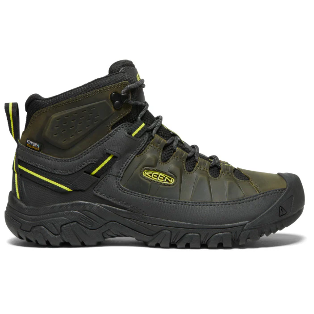 KEEN Men&#39;s Targhee III Waterproof Mid (Forest Night/Evening Primrose)