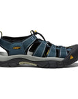 KEEN Men's Newport H2 Sandal - 8 (Navy/Medium Grey)