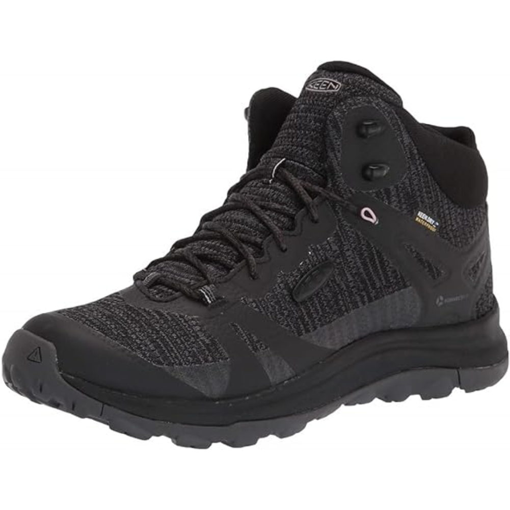 Keen Women's Terradora II Mid Waterproof Hiking Boots (Black/Magnet) main 
