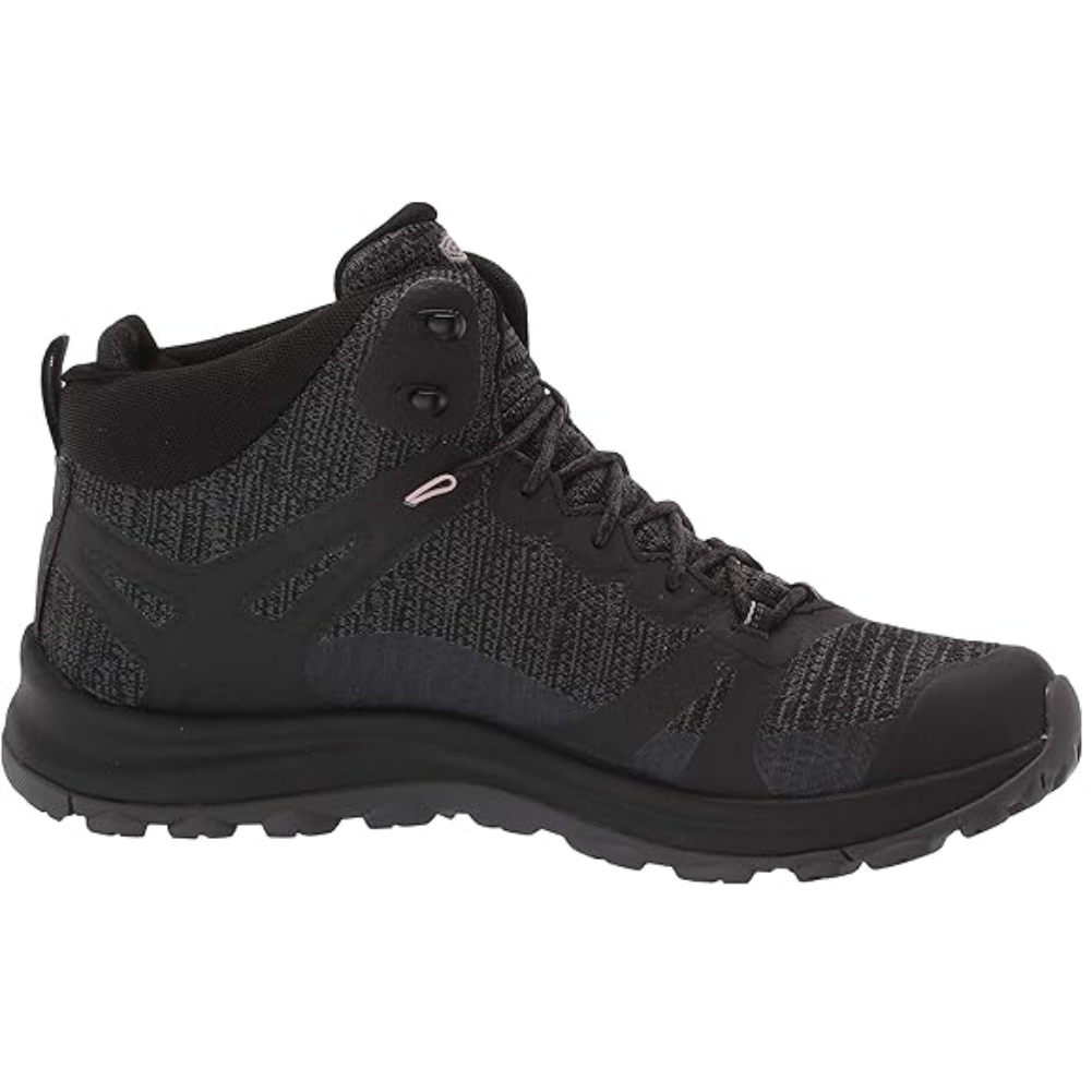Keen Women&#39;s Terradora II Mid Waterproof Hiking Boots (Black/Magnet) right side