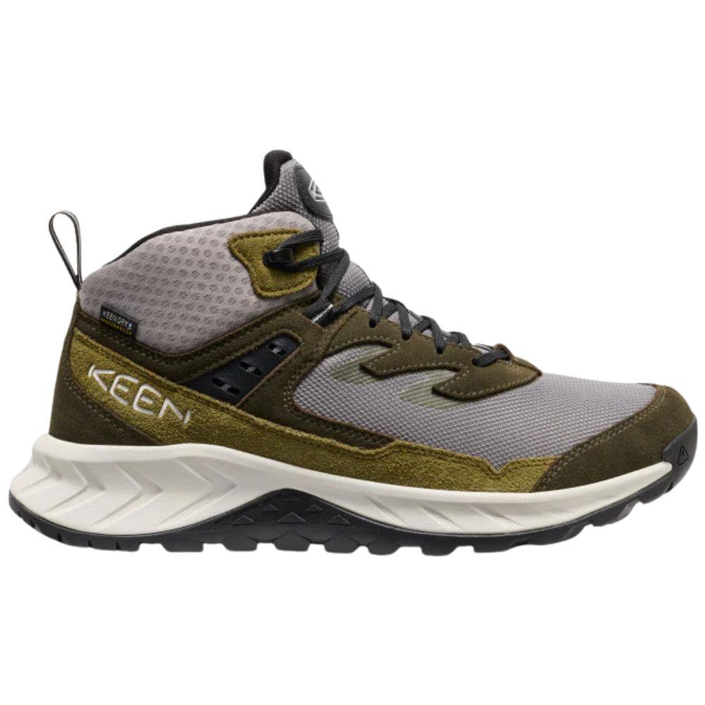 Keen Men's Hightrail Waterproof Hiking Boot (Steel Grey/Forest Night) Side