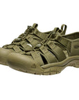 Keen Men's Newport H2 Sandal (Monochrome/Olive Drab) Front