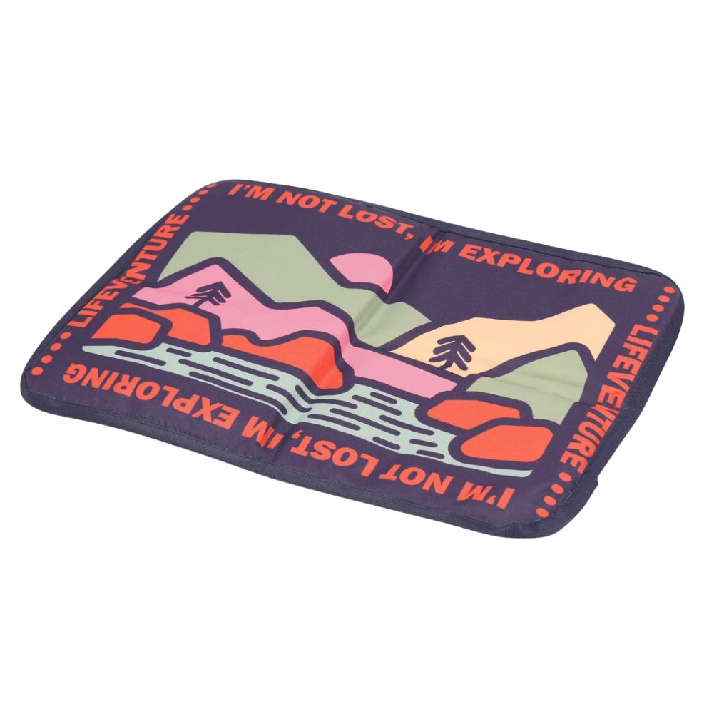 LifeVenture Sit Mat (Mountain Print) Side