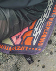 LifeVenture Sit Mat (Mountain Print) Close