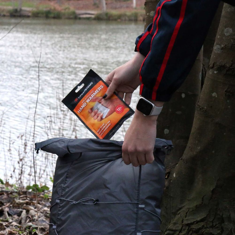 Lifesystems Air Activated Hand Warmers taking out
