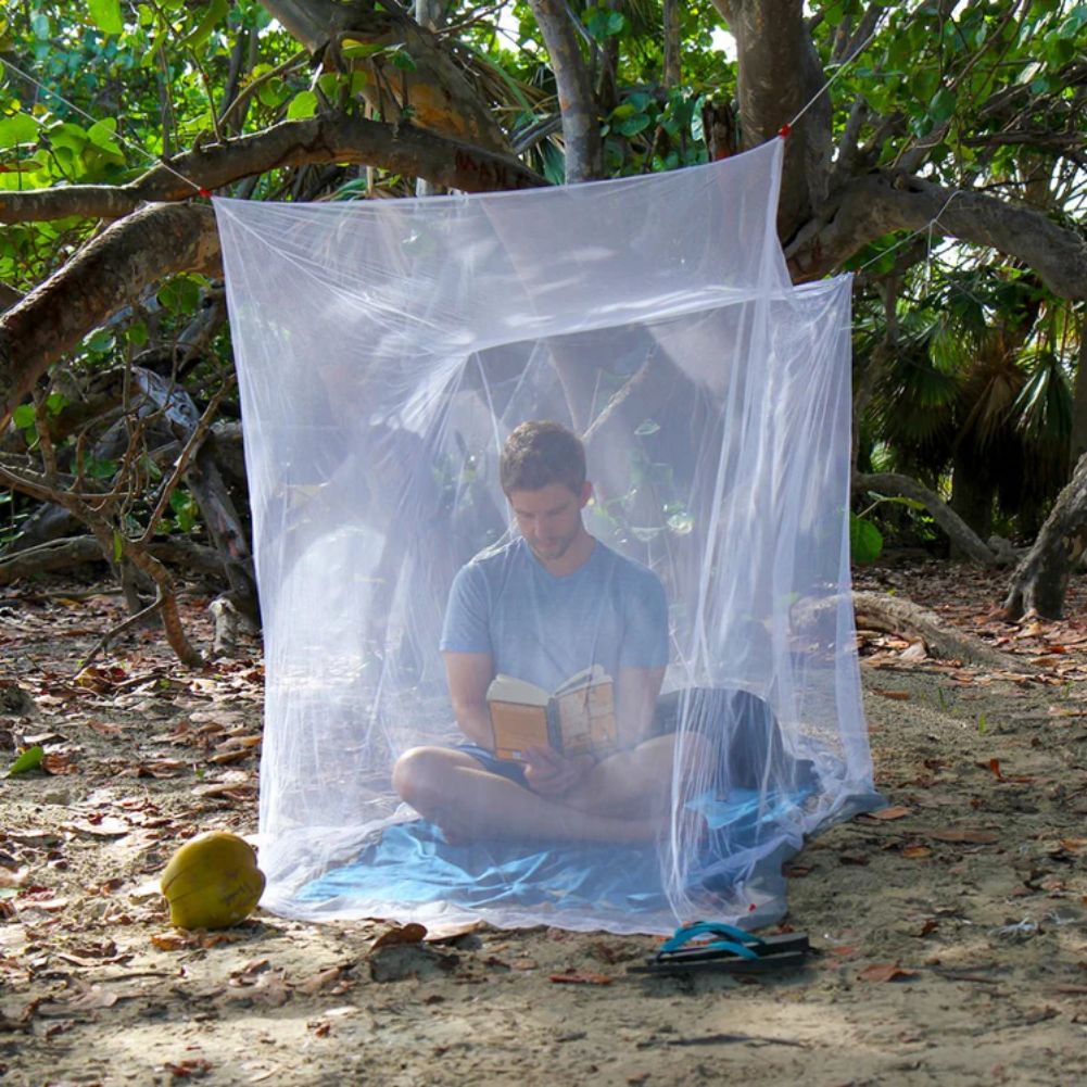 Lifesystems Box Mosquito Net being used