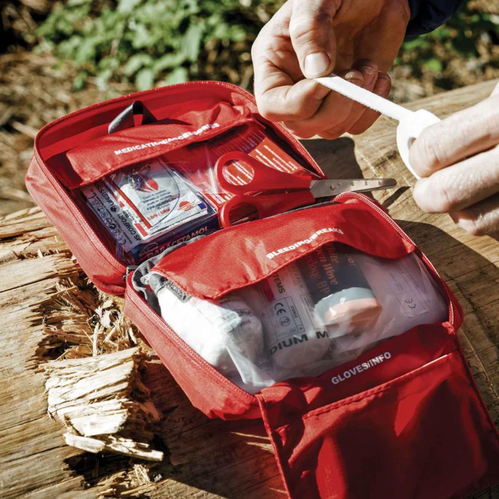 Lifesystems Explorer First Aid Kit being used