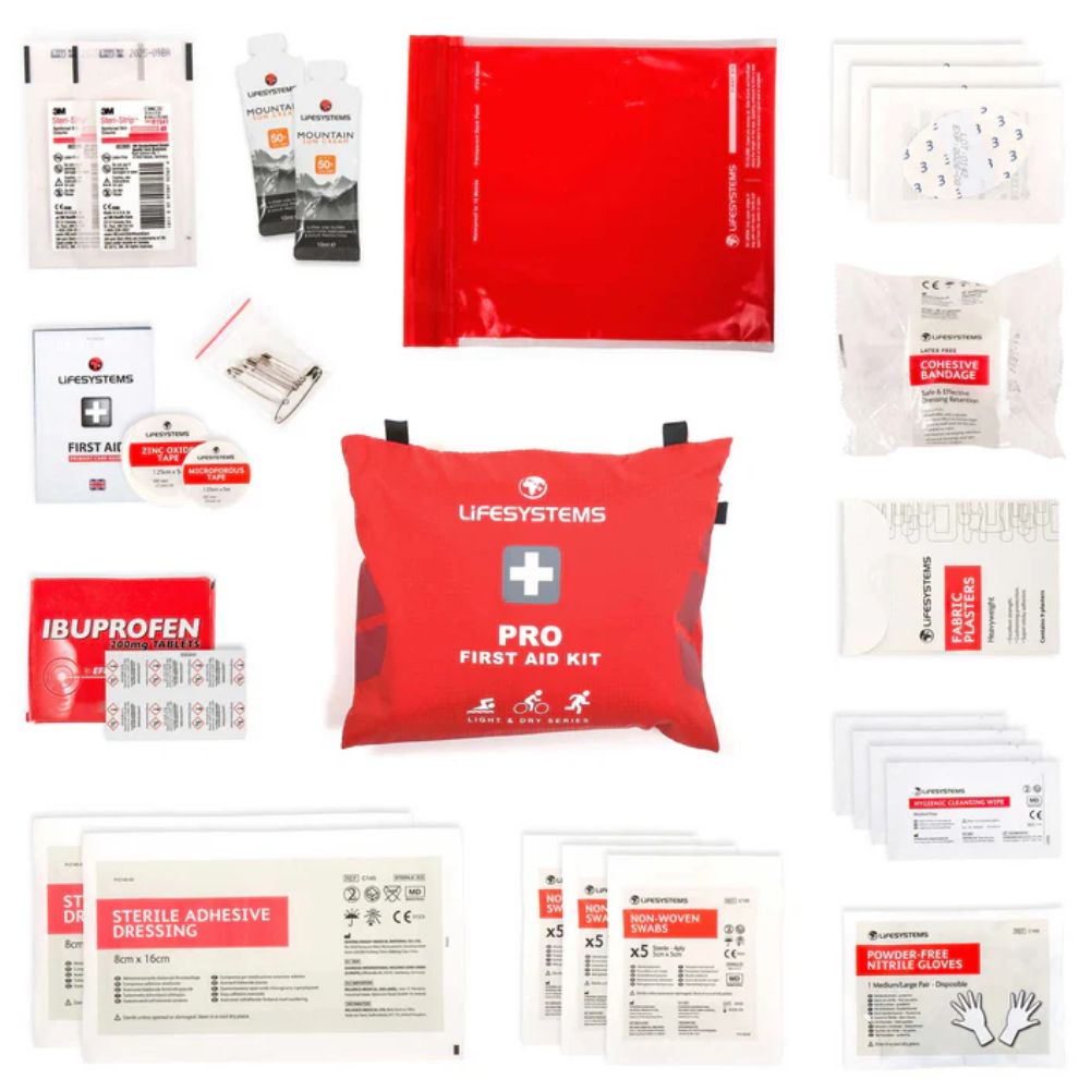 Lifesystems Light and Dry Pro First Aid Kit in the bag