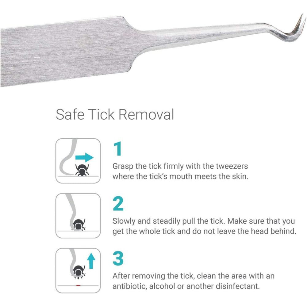 Lifesystems Tick Remover Tweezers info