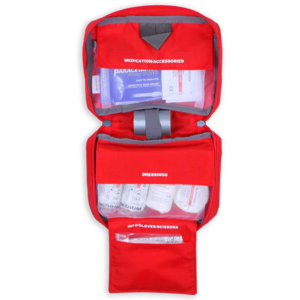 Lifesystems Traveller First Aid Kit open