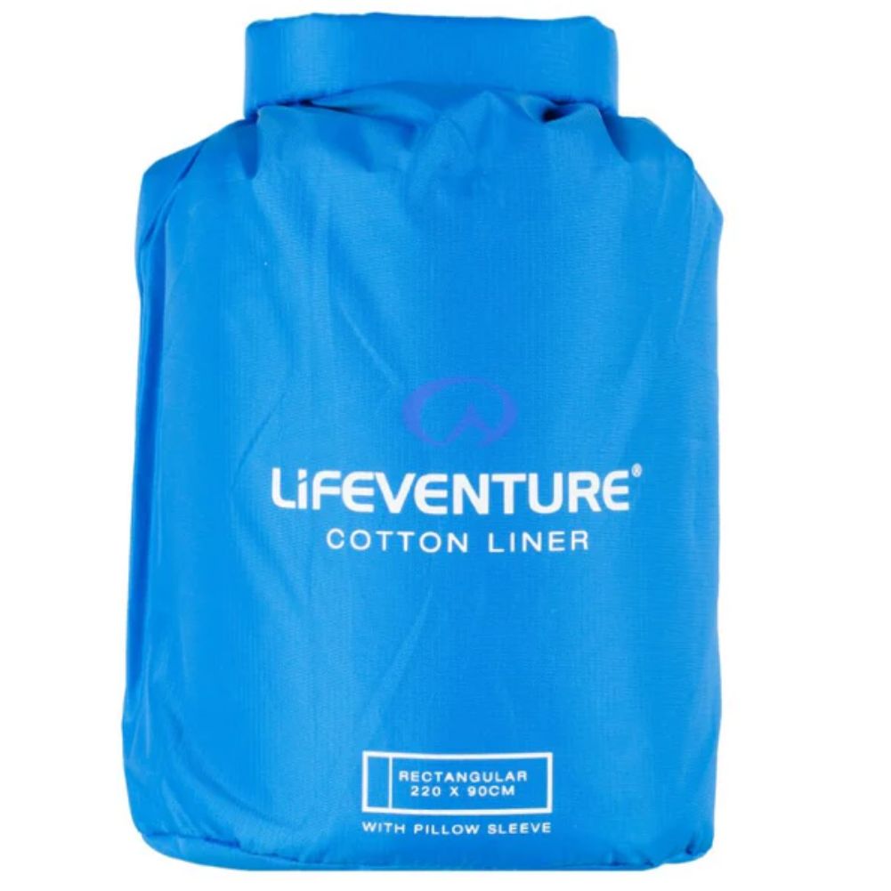 Lifeventure Cotton Sleeping Bag Liner (Rectangle) bag