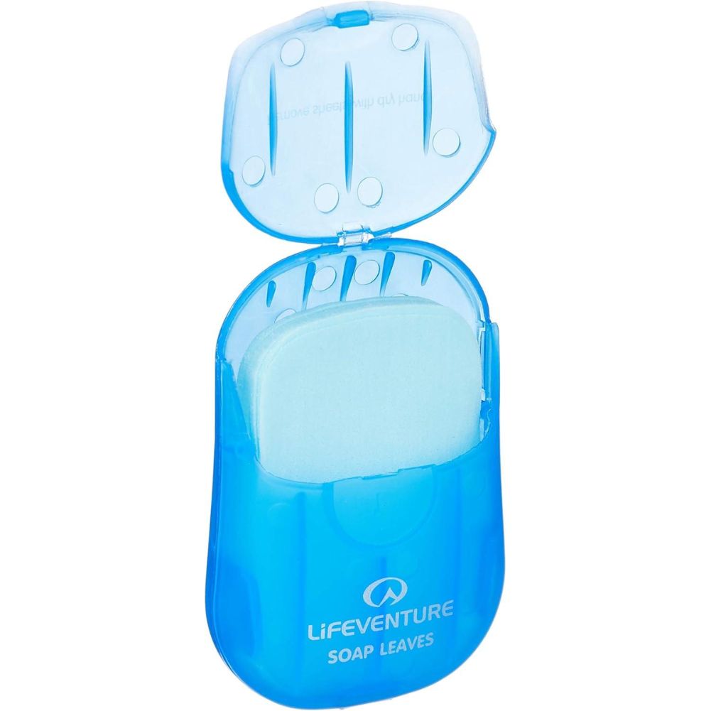 Lifeventure Travel Soap Leaves lid open