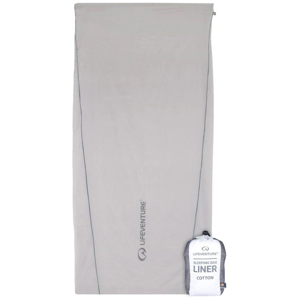 Lifeventure Cotton Sleeping Bag Liner - Rectangular (2026)