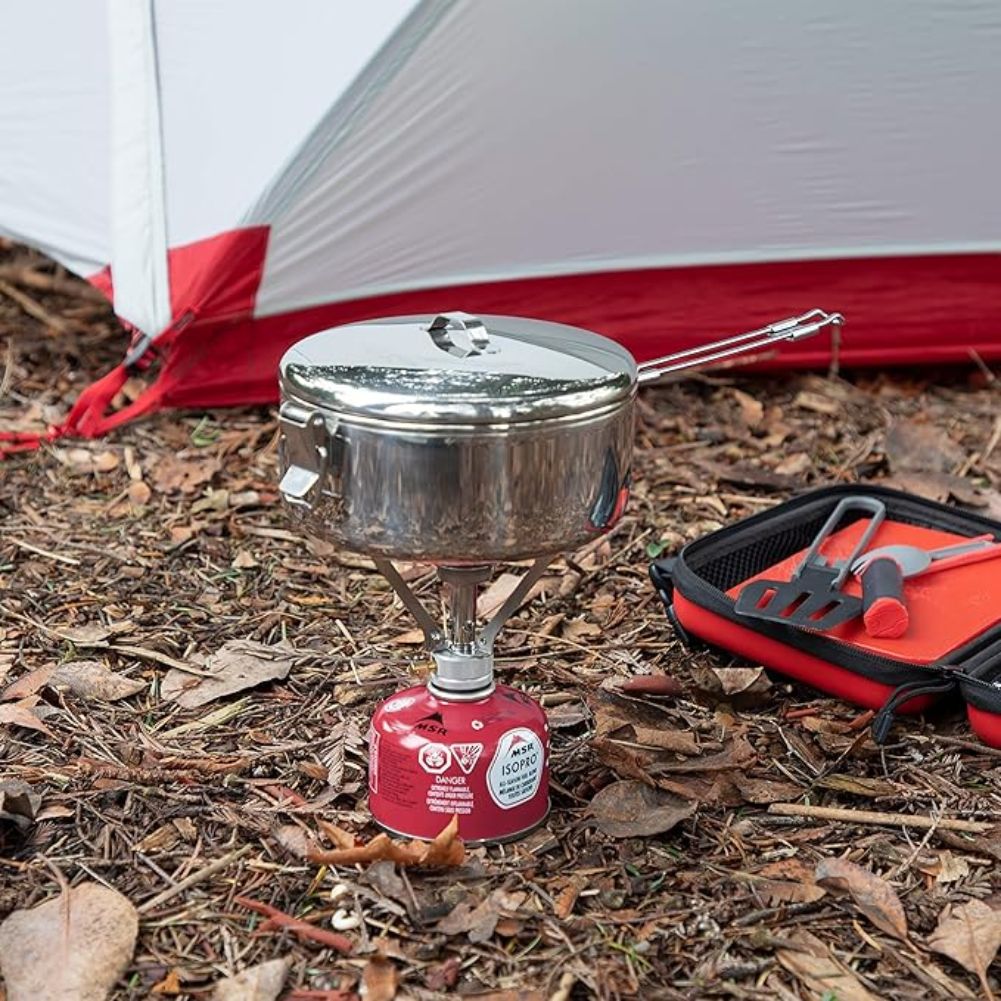 MSR Alpine Stowaway Stainless Steel Pot (1.6 Litre) cooking