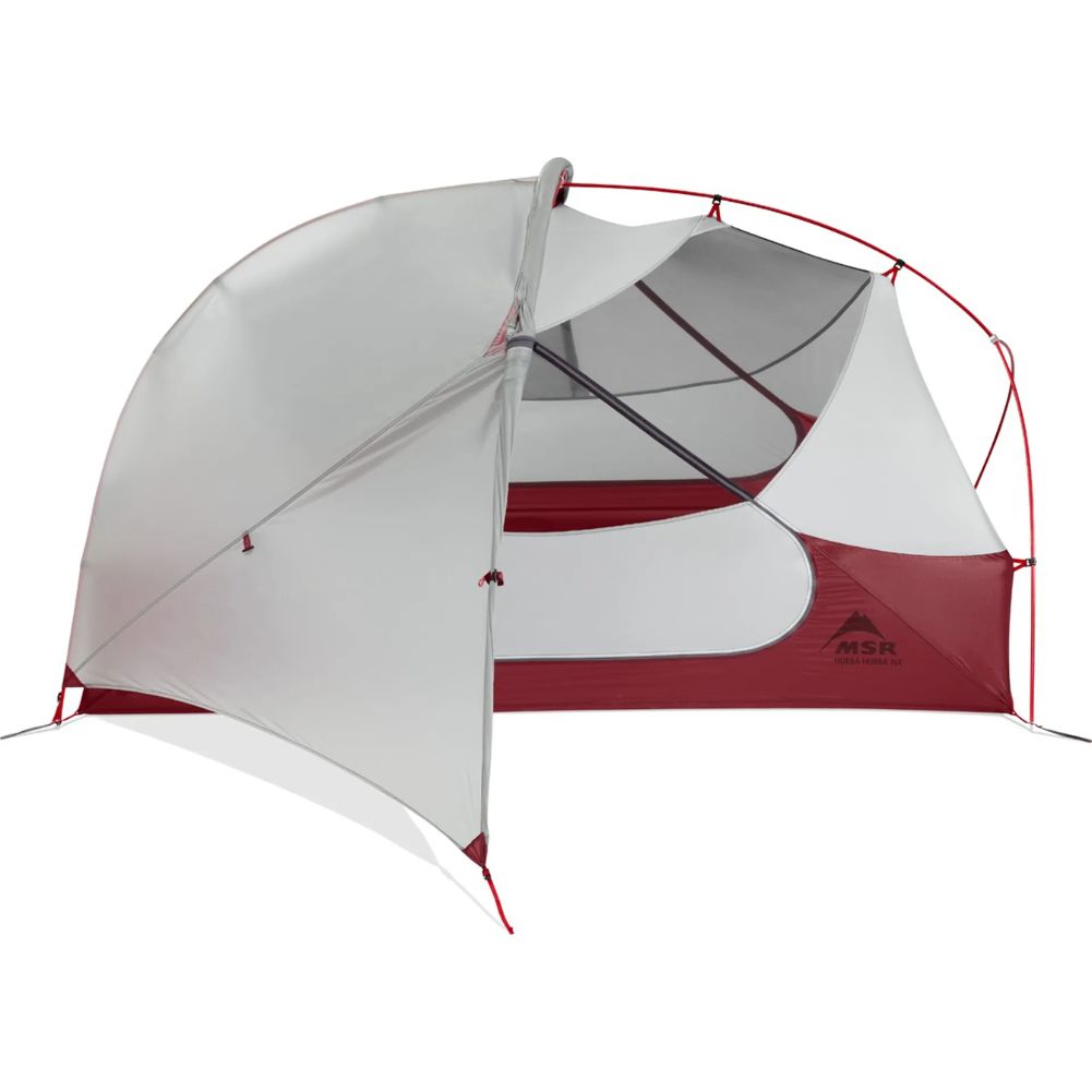 MSR Hubba Hubba NX 2 Person Tent (White)
 half open