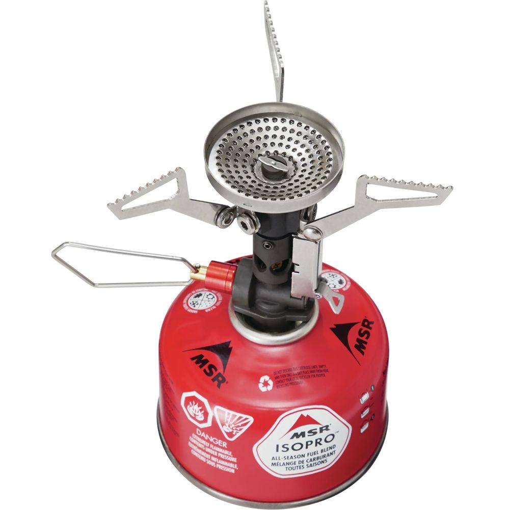 MSR Pocket Rocket Deluxe Camping Stove more top angle