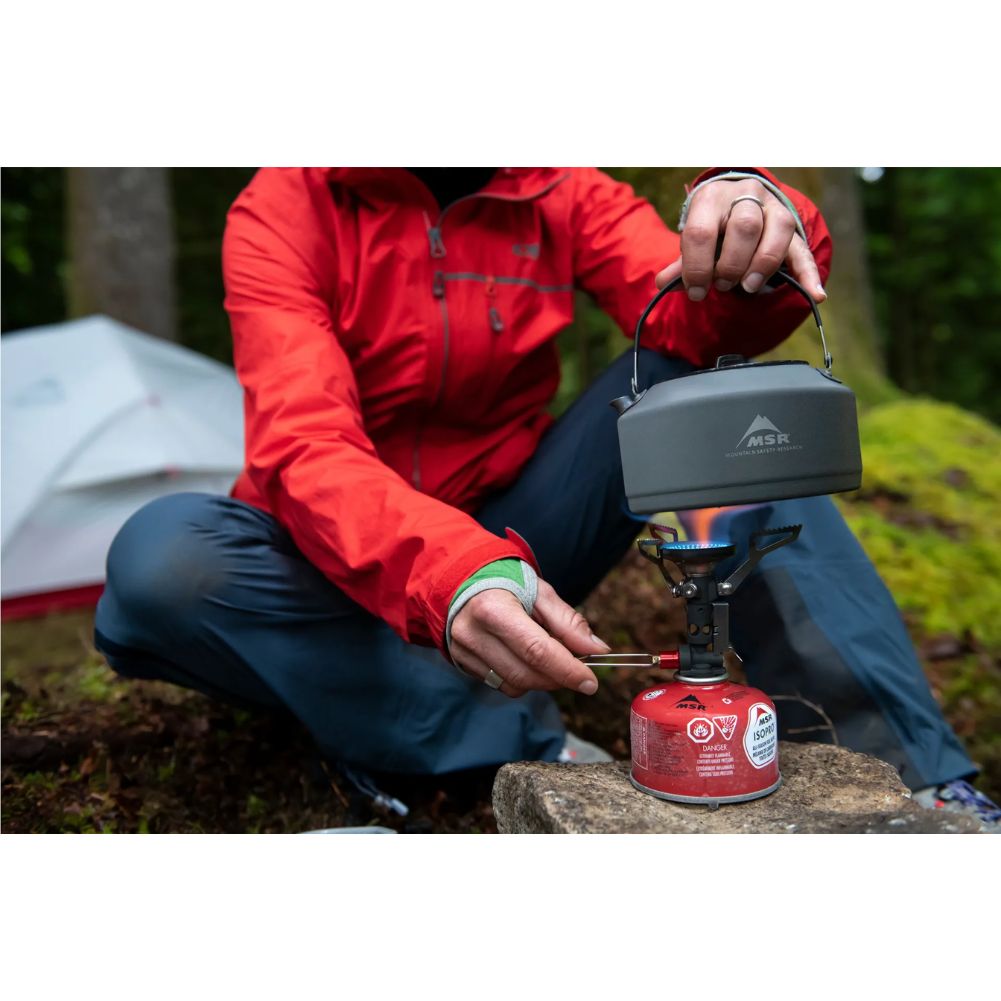 MSR Pocket Rocket Deluxe Camping Stove fire