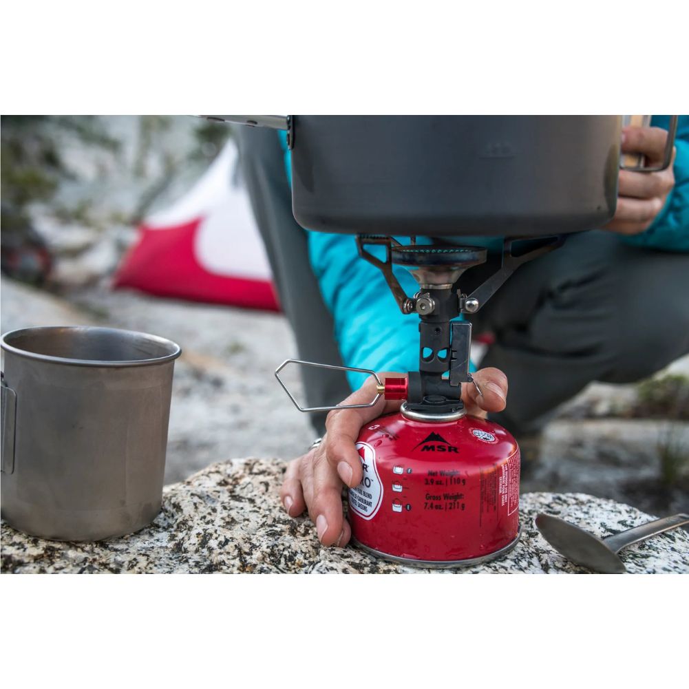 MSR Pocket Rocket Deluxe Camping Stove adjust