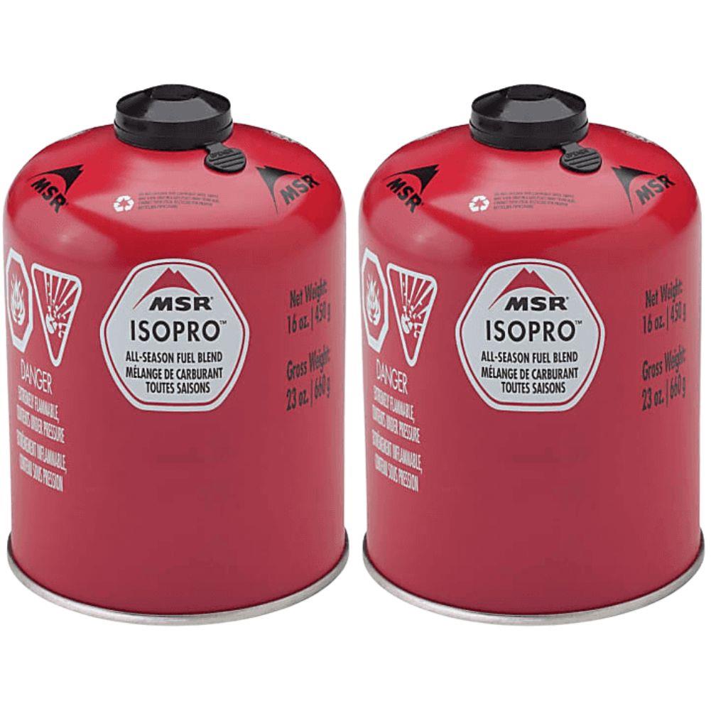 MSR IsoPro Fuel Gas Cartridge - 450g (2 Pack)