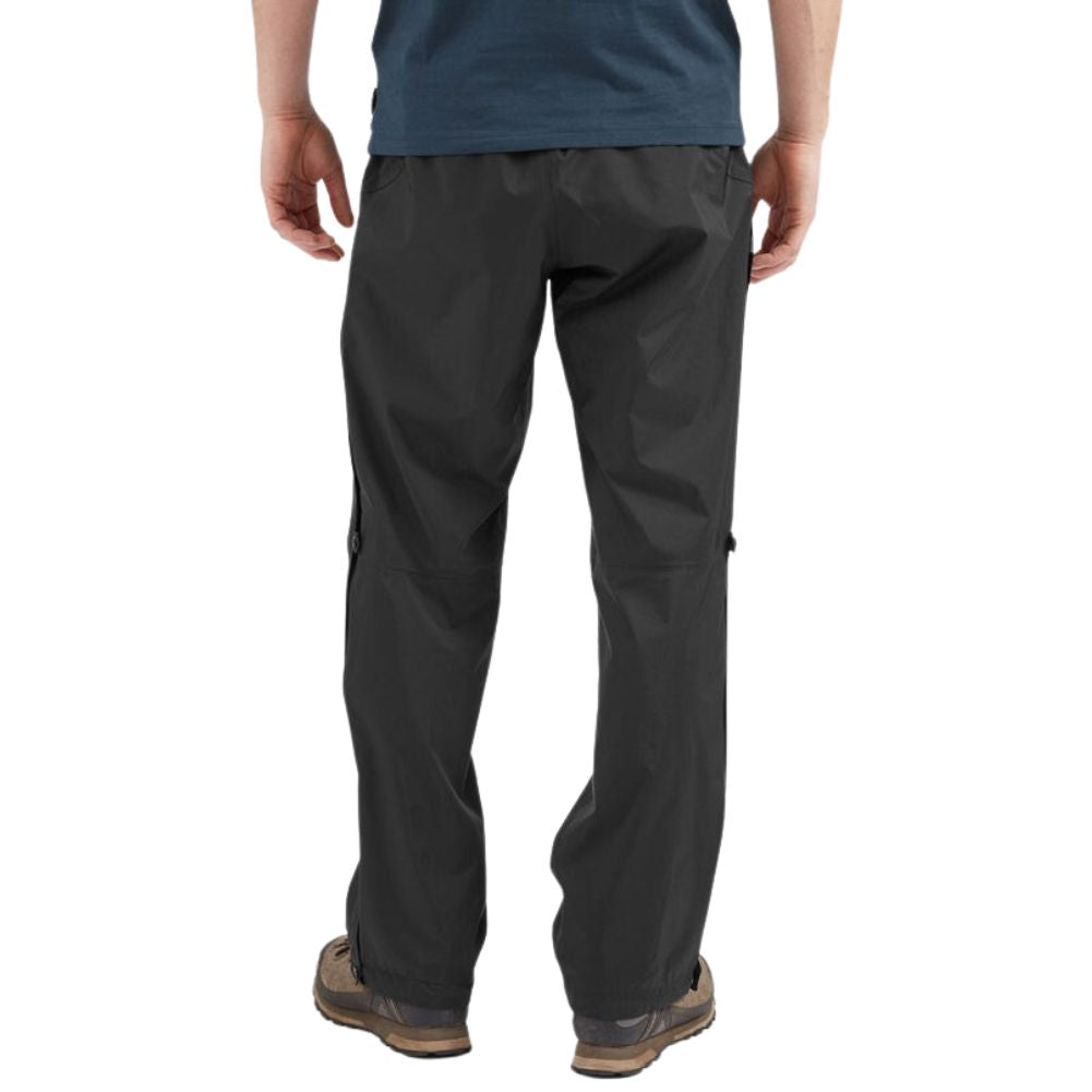 Rab Men's Downpour Plus 2.0 Waterproof Pants - Regular (Black) back model