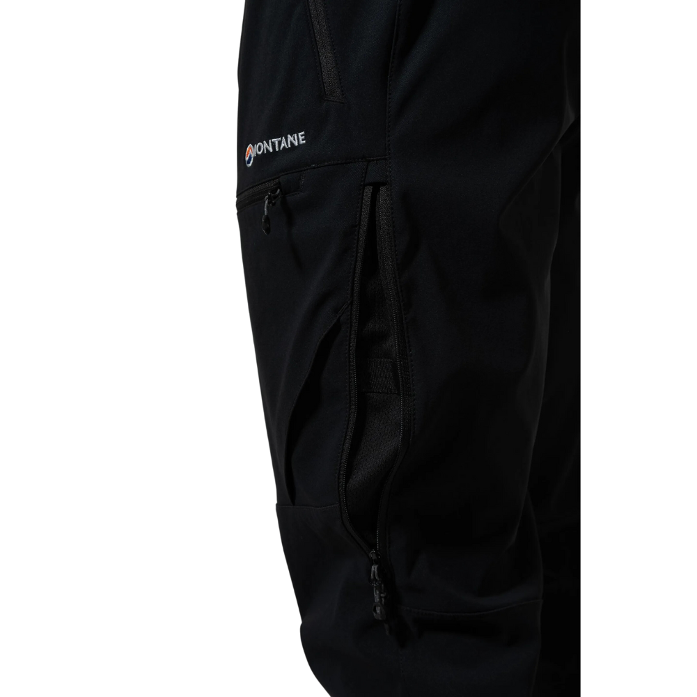 Montane Men&#39;s Alpine Mission Pants (Black) leg view