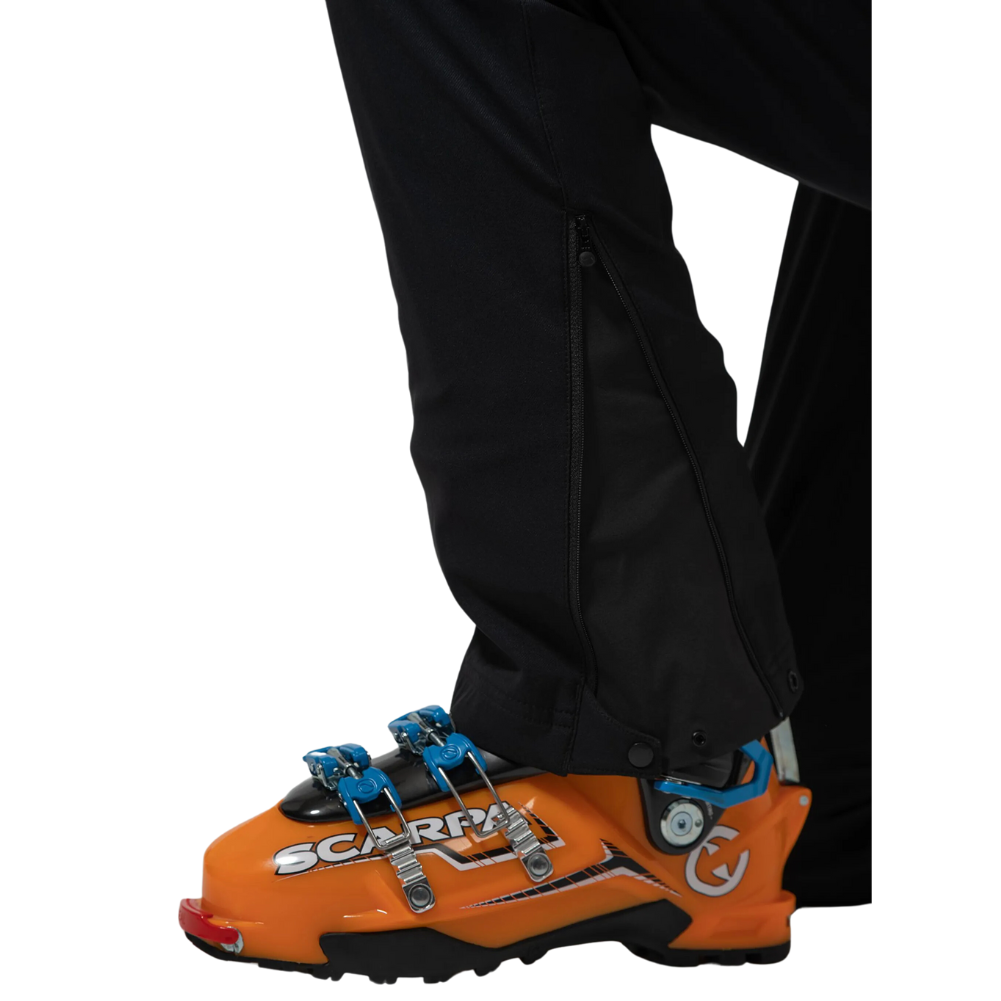Montane Men&#39;s Alpine Mission Pants (Black) wearing snowboot