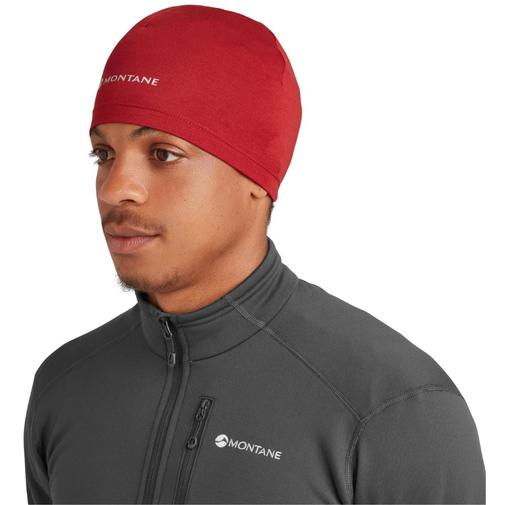 Montane Men's Dart XT Thermal Beanie Hat (Acer Red) angle