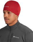 Montane Men's Dart XT Thermal Beanie Hat (Acer Red) angle