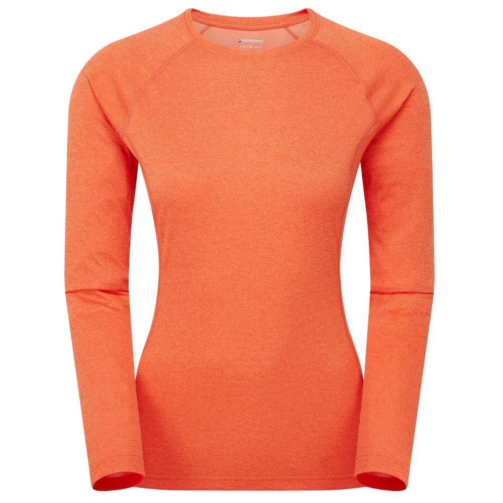 Montane Women's Dart Long Sleeve T-Shirt (Tigerlily)