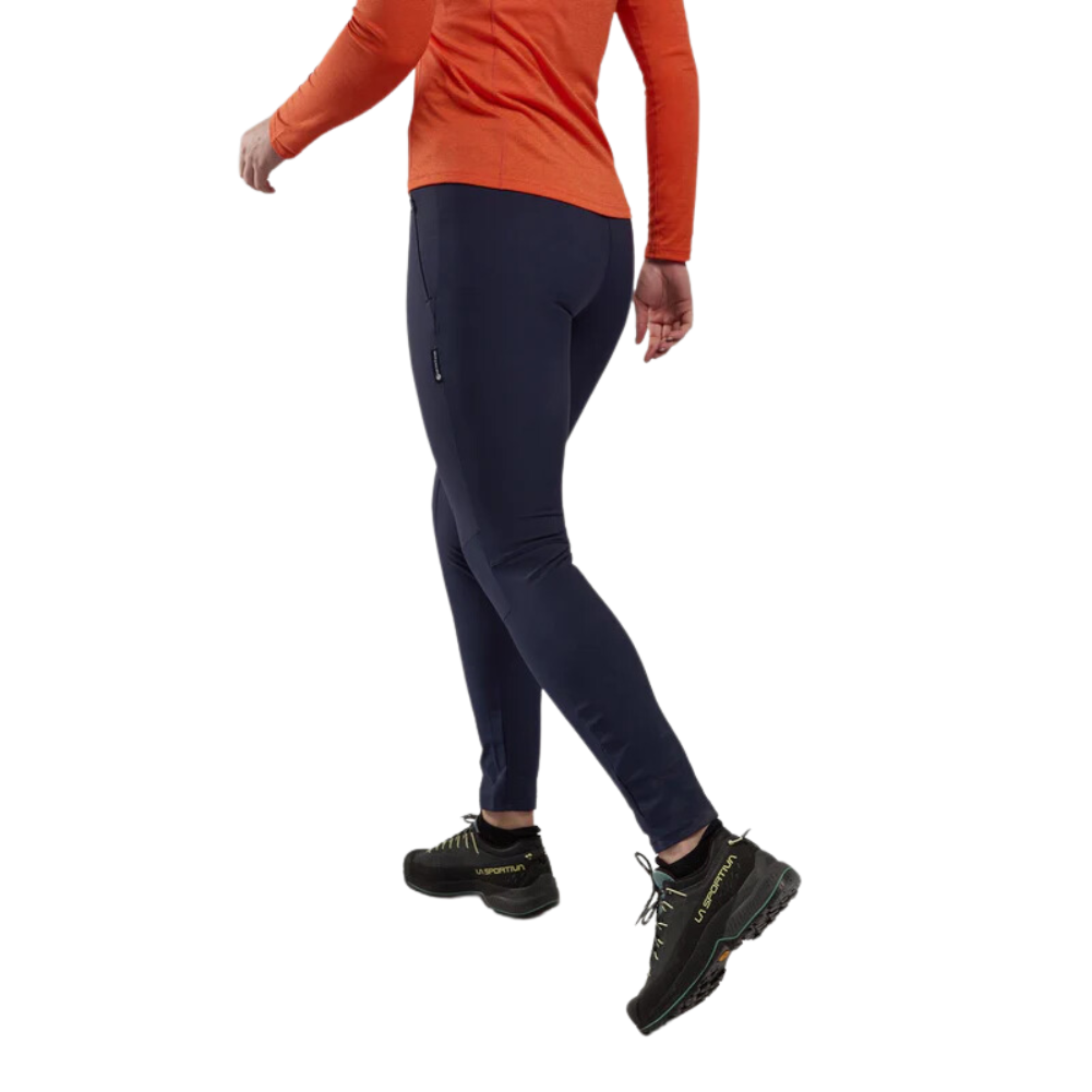 Montane Women&#39;s Ineo Pants (Eclipse Blue) walking away