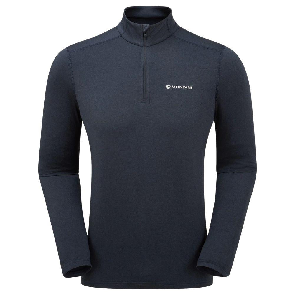 Montane Men's Dart XT Thermal Zip Neck Long Sleeved Top (Eclipse Blue)