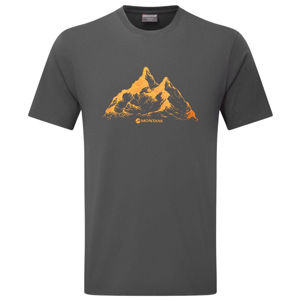 Montane Men's Dual Mountain T-Shirt (Midnight Grey)